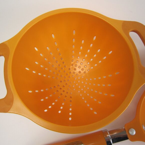 Vintage KitchenAid Strainer Colander Orange - Lot of 2 Strainers - Used - Picture 2 of 14